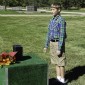 Grandson speaking